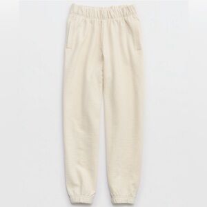 Aerie Jet Set Jogger-Size L-Heather Frost